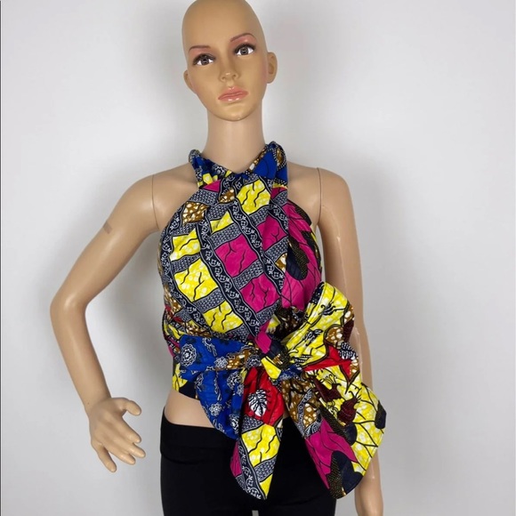African Print Ankara Infinity Top - Picture 10 of 12